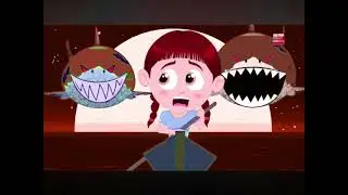 Scary sharks are flying tonight Betty the Brown shark version
