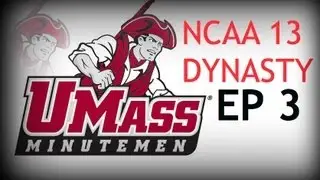 NCAA 13: U Mass Minutemen Dynasty - EP3 (vs Michigan)