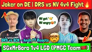 DE Leaks, NV Angry? | DRS vs NV & BOX | MrBoro 1v4 Clutch Against LGD🔥| PMGC Clash - Ansh YT Reacts