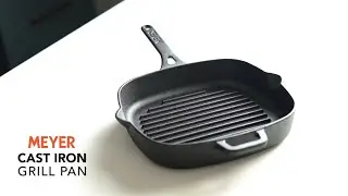 Meyer Cast Iron Grill Pan | The Perfect Grill Pan Which Will Last A Lifetime!