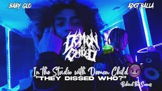 Baby Glo & Adot Balla 'No Hesitation' Studio Vlog (with DEMON CHILD&trade;) 😈 Pt.1