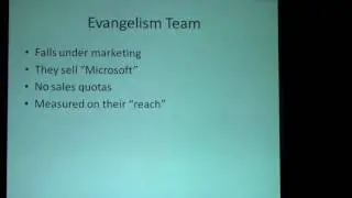 What Microsoft Does for Its Developer Community (Dianne Marsh) JPR 2009 Lightning Talk