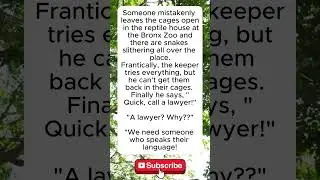 Snake Language #LawyerJokes #ZooHumor #SnakeJokes #FunnyStory #CourtroomLaughs