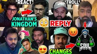 JONATHAN REPLY to SAUMRAJ 🥵 NEYOO BANTER WITH SOUL 🥶 SCOUT On Jonathan | Thug and GOLDY Bhai REPLY