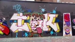 Hall of Fame Amazing Street artwork London.