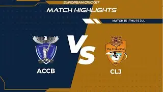 Match 15 - ACCB vs CLJ | Highlights | FanCode ECS Romania Day 4 | Romania 2021 | ECS21.546