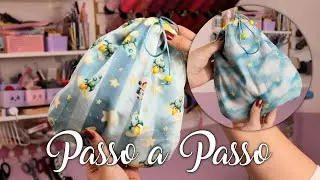 Saquinho Dupla Face | Passo a Passo