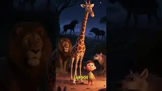 Giraffes only need to sleep 2 hours a day. #shortvideo #funfacts