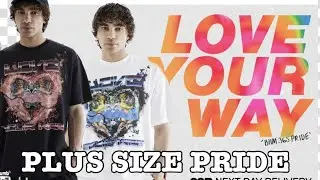 BOOHOO PRIDE COLLECTION. Plus size edition
