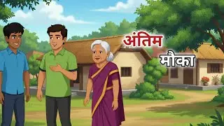 Antim mauka hindi cartoon video.My first animation video.Next topic comment 