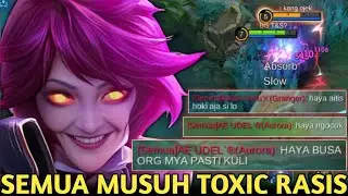 EUDORA BIKIN SEMUA MUSUH BERANTEM & TOXIC SAMPE RASISNYA KELEWATAN PARAH BANGET SALING MENGHINA!MLBB