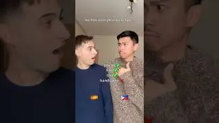He realized it after filming it for the 3rd time 😂😂#filipino #spanish #gaycouplevlog
