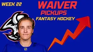 Top 5 Waiver Wire Pickup Fantasy Hockey Week 22