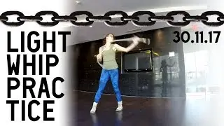 Light Whipping | Rope Dart Style Light Whip Practice | BitWhip Fiber Optic Whip by Ants on a Melon
