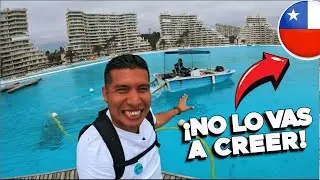 Asi es  la piscina más grande del mundo San Alfonso del Mar, Chile ALGARROBO en chile 🇨🇱