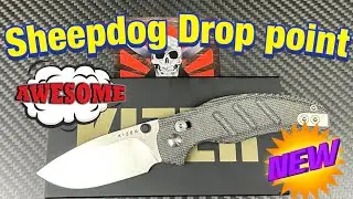 Замок сцепления Kizer C01C Sheepdog или кнопочный замок для вкладыша! Теперь в варианте Drop Point!
