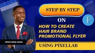 DESIGN A HAIR BRAND PROMOTIONAL FLYER IN MINUTES