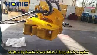 HOMIE Hydraulic Powertilt Excavator Tilt Quick coupler。