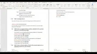 IPv6 Skill 8 Identify first and last network in IP subnets