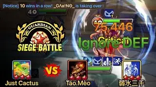 75k Ignore Defense with a 10-Win Streak in G3 Siege Battle! Lets go G - Unit!! - Summoners War