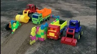 Videos For Kids | build blocks toys , dump truck , loader-Kids Kids Toys