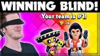 Winning Duos Blindfolded?! | The FUNNIEST Brawl Stars Challenge!