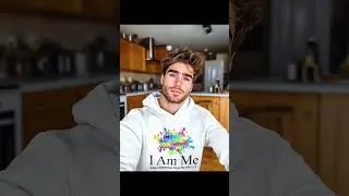 I Am Me White Hoodie