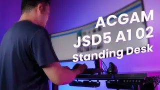 The ULTIMATE Standing Desk for Gamers & Creators! ACGAM JSD5 A1 02 Review