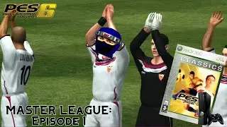 PES 6 XBOX 360 | MASTER LEAGUE EPISODE 1 | STAIRWELL JAM