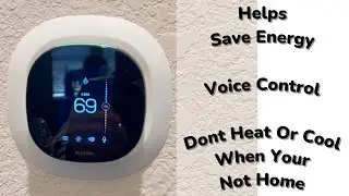 Ecobee Smart Thermostat Works With Alexa, Helps Save Energy and Easy To Use! #ecobbeethermostat