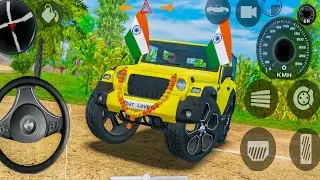 Modified Mahindra Thar Car Games: Indian Cars (Gadi Wala Game) - Car Game Android Gameplay 2025