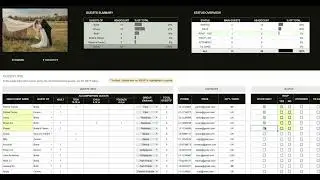 Preview: Wedding Guest List Manager - Google Sheets Template | Classic B&W