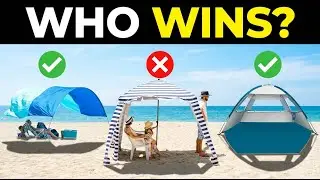 TOP 5 BEST SUNSHADES for BEACH 2026 | Affordable BEACH TENTS on AMAZON