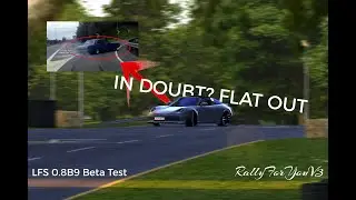 LFS - RallyForYouV3 by @Thewonderabove || Hotlap (for fun) FZ70 4GTS 3.24.862