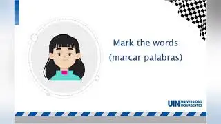 Mark the words (marcar palabras)