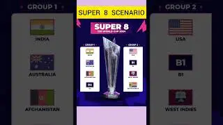 SUPER 8 SCENARIO 💥🔥😱#cricket #t20worldcup2024 #cricketnews #teamindia