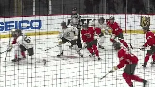 Golden Knights prospects work on growing as a team during development camp