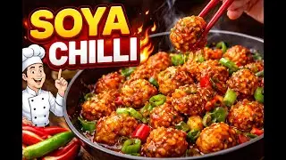 Soya Chilli Fry Recipe | Quick & Easy Veg Chinese Snack