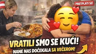 Nane i Dedo docekali svoju unucad rasirenih ruku - na stolu topla Vecera ❤️🍀