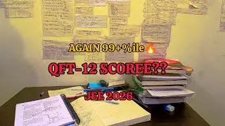 AGAIN 99+%ile🥶👾-QFT-12🔥||JEE MAINS 2026