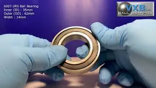 Comparison 35mm inner diameter-Bore-ID Ball Bearing 6007-2RS vs Ball Bearing 6007ZZ