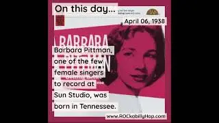 April 6, 1938 - Barbara Pittman