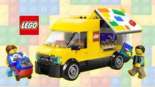 LEGO CITY THE LEGO VAN BUILD | Building a LEGO car Lego Set 60500 
