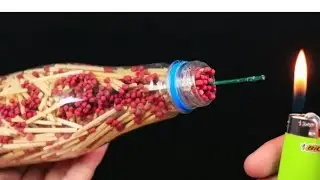 Match chain reaction Amazing fire art