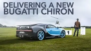 Bugatti Chiron vs Helicopter. London to Goodwood 