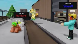 RUN FOR YOUR LIFE... *mm2 funny moments PART 14 SUMMER UPDATE*