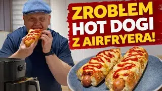 Hot dogi z air fryera.