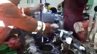CARA CABUT LINER MESIN YANMAR 6AYM-WET DENGAN ALAT SPECIAL TOOLS SENDIRI#ENGINEER KAPAL