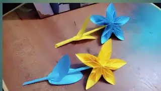 diy paper easy flower 🌸। easy paper cutting flower। diy craft ideas