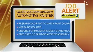 JOB ALERT: Caliber Collision in Longview needs an Automotive Painter